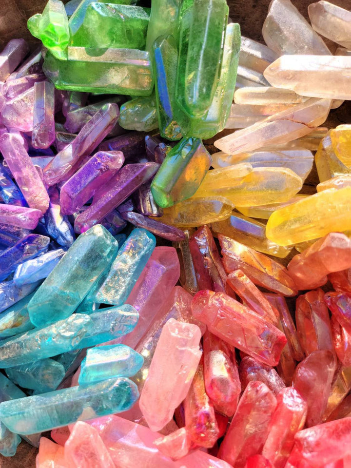 Aura Crystal Points, Spark Your Spirit: The Radiance of Aura Quartz - SOUTHBAYSALTS 