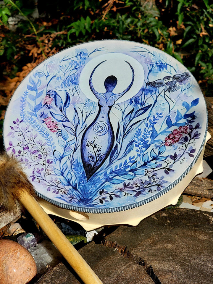 Ceremonial Drum, Our Vegan Goddess Ceremonial Drum - SOUTHBAYSALTS 