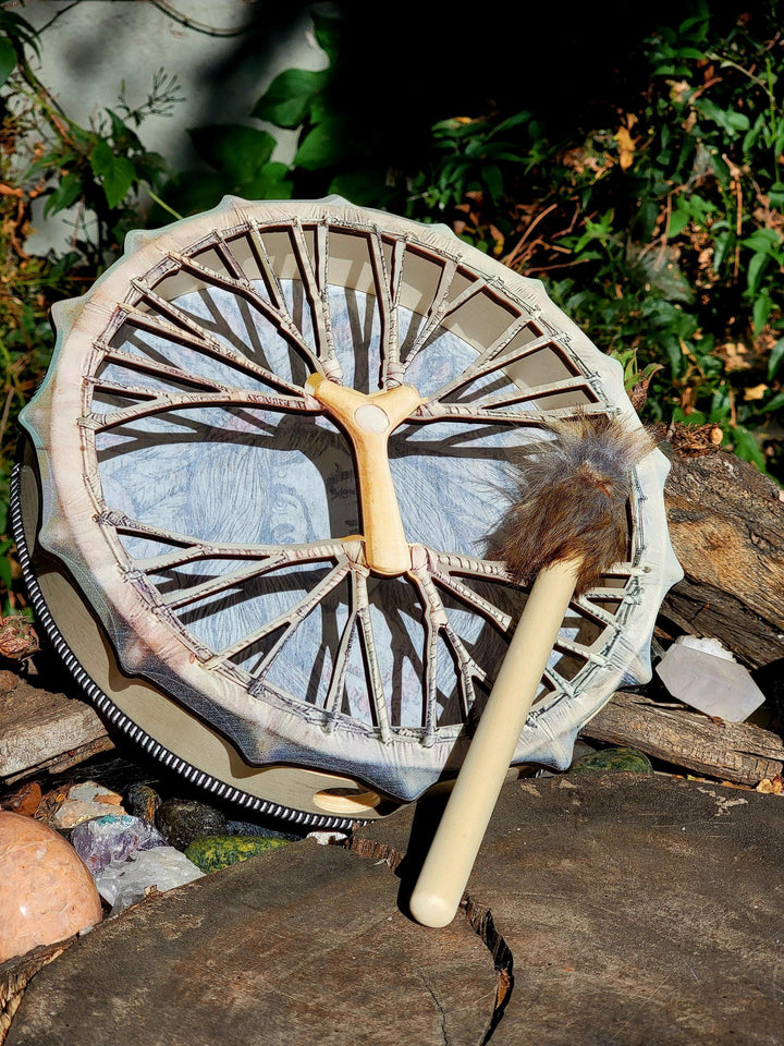 Ceremonial Vegan Drum, Rhythms of the Moon: Vegan Drum with Native Wisdom - SOUTHBAYSALTS 