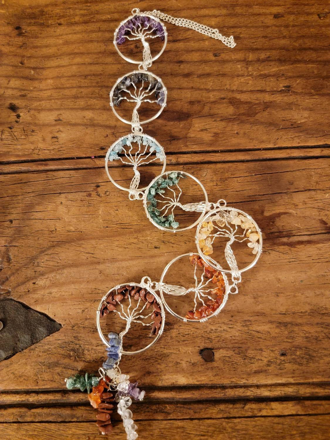 Chakra Crystal Lanyard, Chakra Chic: Balance Your Vibes with Macrame Magic - SOUTHBAYSALTS 