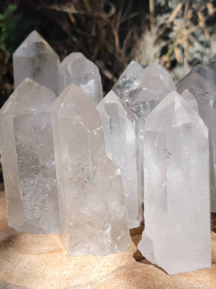 Clear Quartz Towers, Crystal Clarity: The Ultimate Energy Amplifier - SOUTHBAYSALTS 