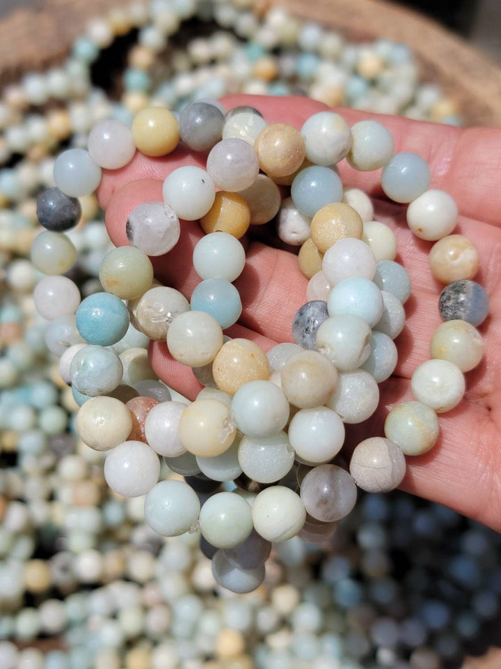 Amazonite Bracelet, Serenity in Style: The Amazonite Calm Bracelet - SOUTHBAYSALTS 