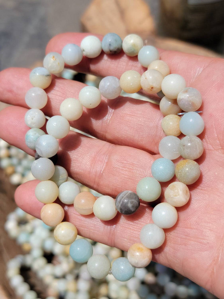 Amazonite Bracelet, Serenity in Style: The Amazonite Calm Bracelet - SOUTHBAYSALTS 