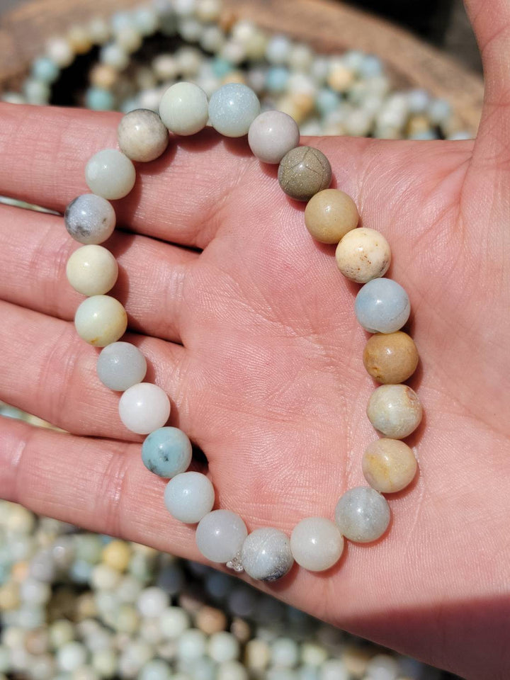 Amazonite Bracelet, Serenity in Style: The Amazonite Calm Bracelet - SOUTHBAYSALTS 