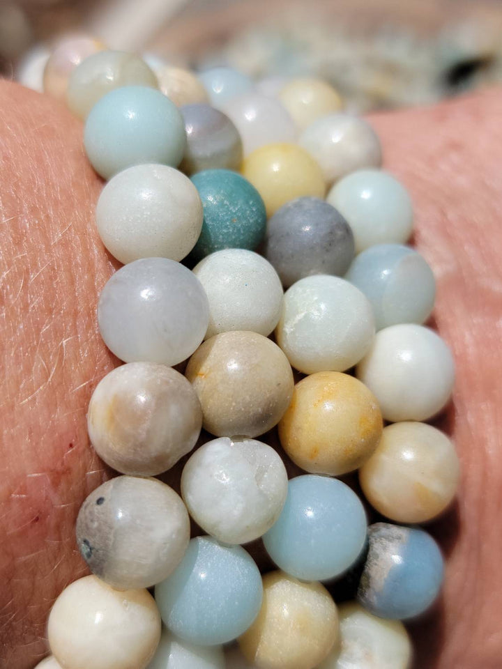 Amazonite Bracelet, Serenity in Style: The Amazonite Calm Bracelet - SOUTHBAYSALTS 