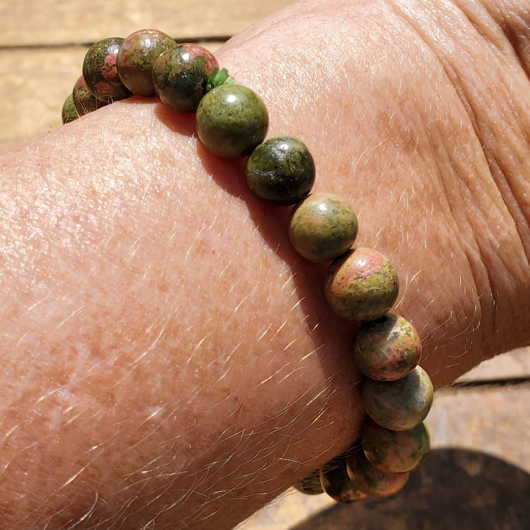 Unakite Bracelet, Unakite Jasper: Your Guide to Heartfelt Transformation - SOUTHBAYSALTS 