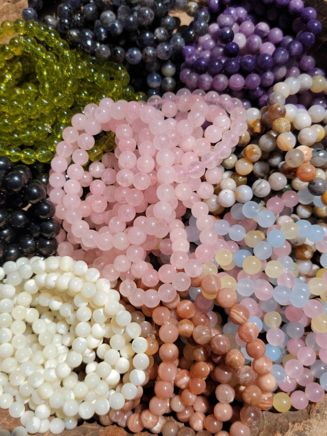 High Vibrational Crystal Stone Bracelets, Charmed for Balance: Crystal Bracelets for a Harmonious Life - SOUTHBAYSALTS 