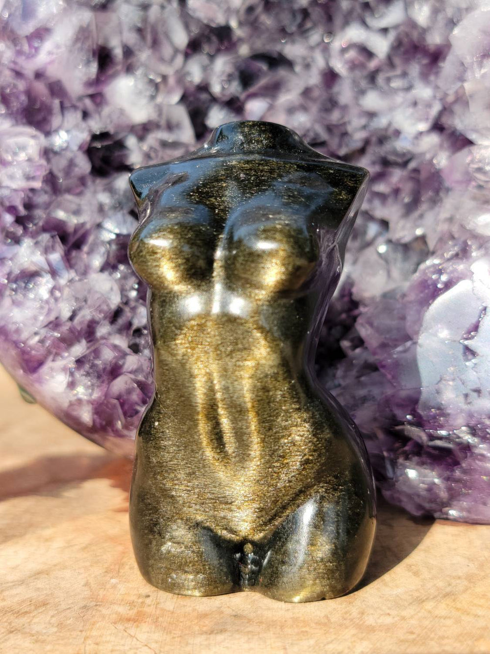 Obsidian Goddess, Your Sculpted Shield of Protection - SOUTHBAYSALTS 