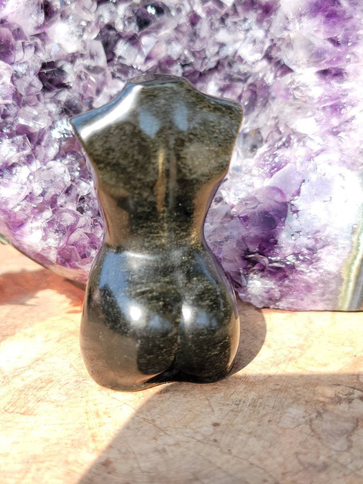 Obsidian Goddess, Your Sculpted Shield of Protection - SOUTHBAYSALTS 