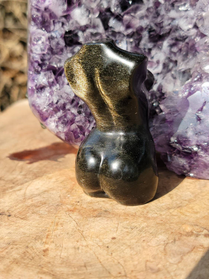 Obsidian Goddess, Your Sculpted Shield of Protection - SOUTHBAYSALTS 