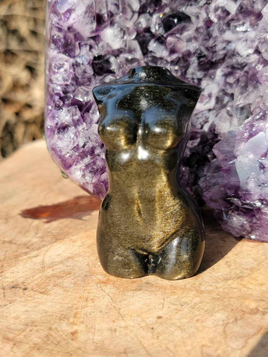 Obsidian Goddess, Your Sculpted Shield of Protection - SOUTHBAYSALTS 