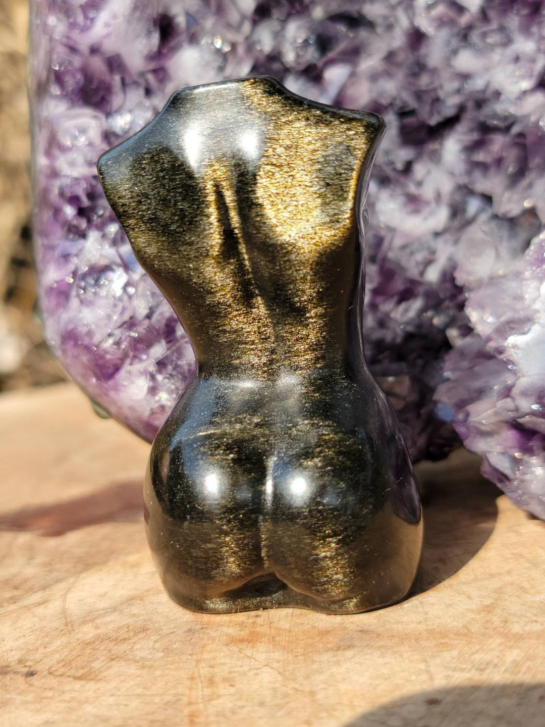 Obsidian Goddess, Your Sculpted Shield of Protection - SOUTHBAYSALTS 