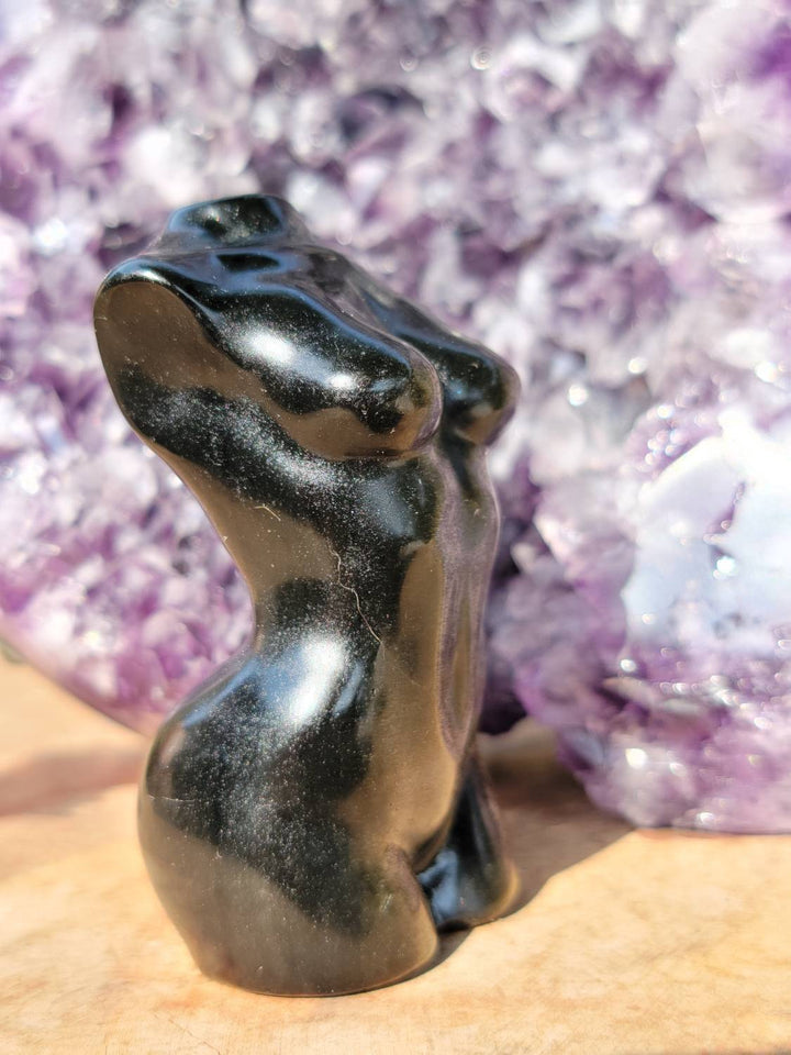 Obsidian Goddess, Your Sculpted Shield of Protection - SOUTHBAYSALTS 