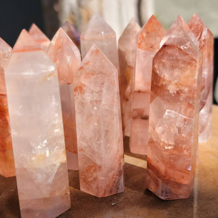 Fire Quartz Towers, Fire Quartz: Light Up Your Dreams and Ignite Your Potential - SOUTHBAYSALTS 