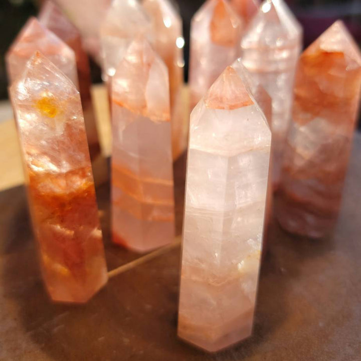 Fire Quartz Towers, Fire Quartz: Light Up Your Dreams and Ignite Your Potential - SOUTHBAYSALTS 