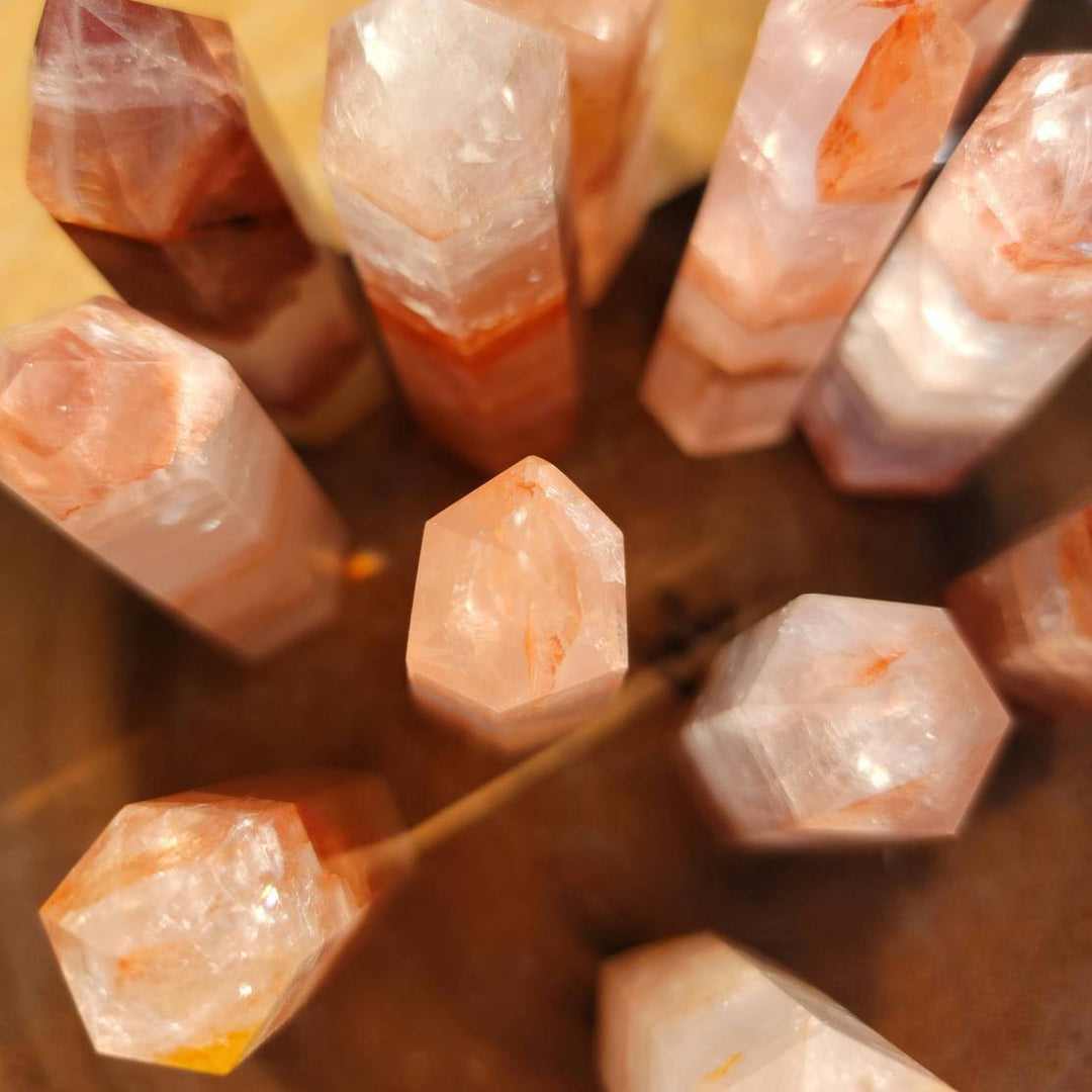 Fire Quartz Towers, Fire Quartz: Light Up Your Dreams and Ignite Your Potential - SOUTHBAYSALTS 