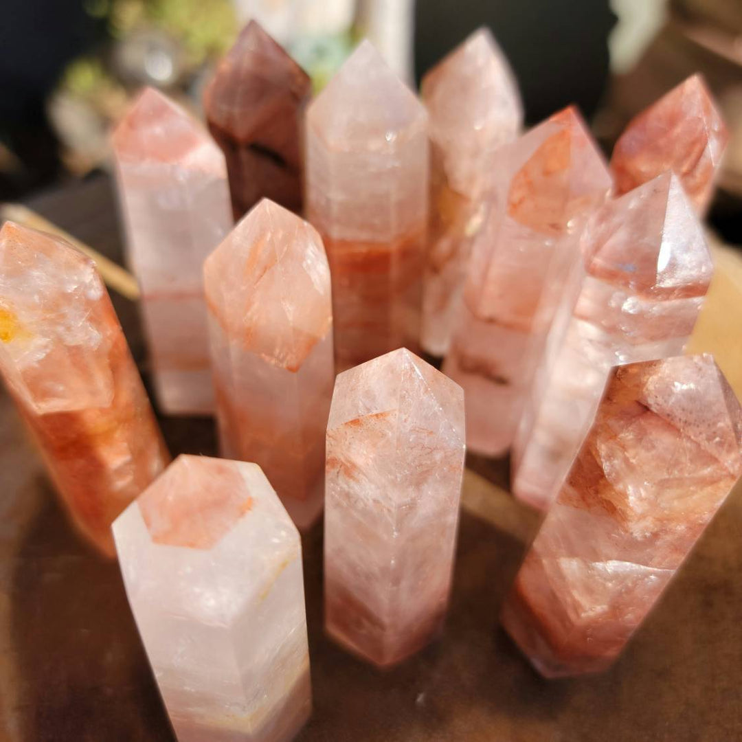 Fire Quartz Towers, Fire Quartz: Light Up Your Dreams and Ignite Your Potential - SOUTHBAYSALTS 