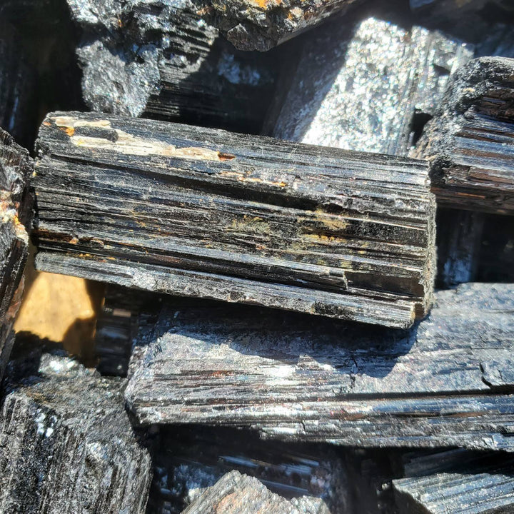 Raw Black Tourmaline, Protection Energy - SOUTHBAYSALTS 