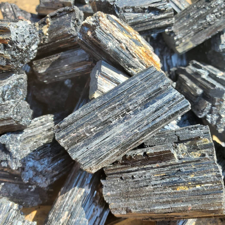 Raw Black Tourmaline, Protection Energy - SOUTHBAYSALTS 