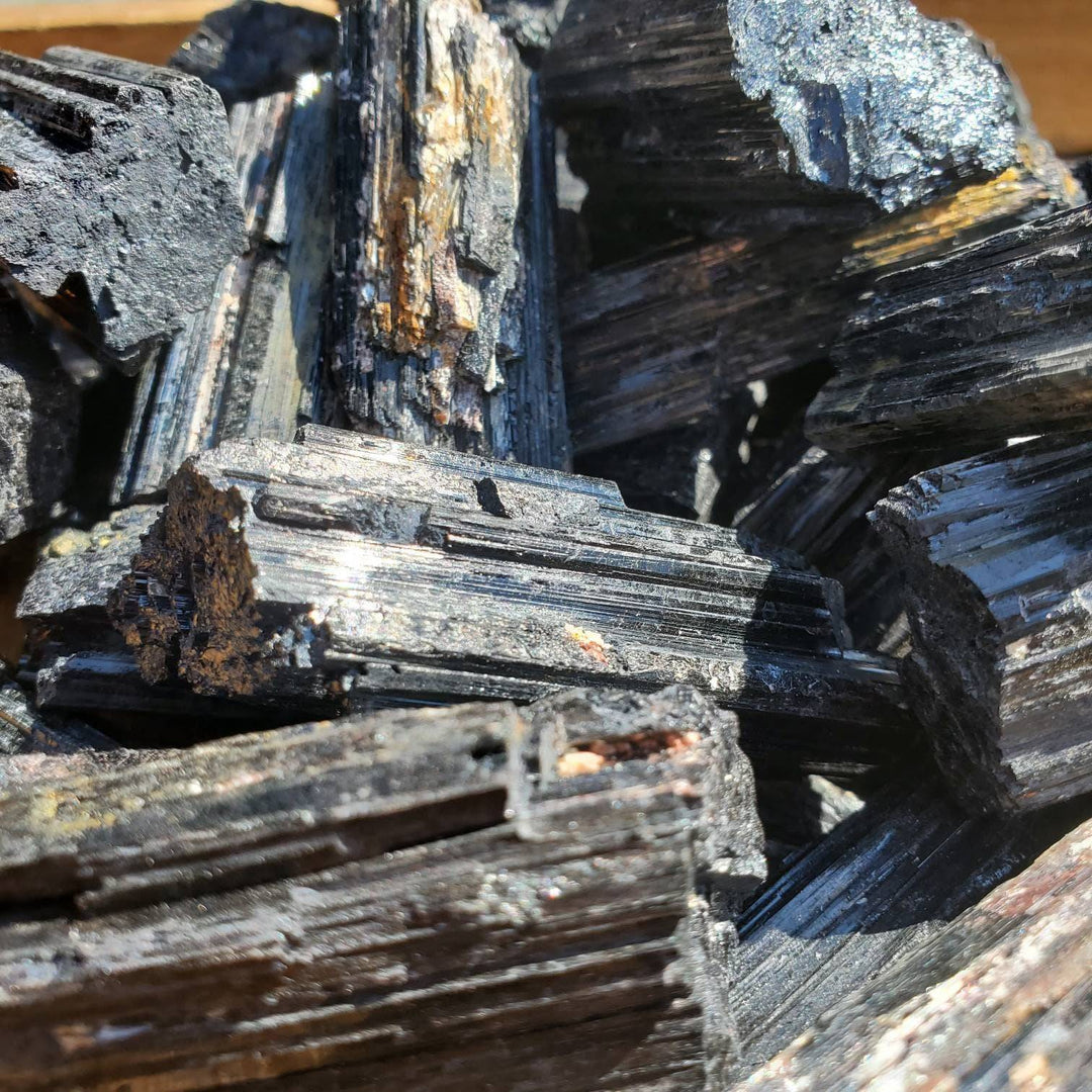 Raw Black Tourmaline, Protection Energy - SOUTHBAYSALTS 