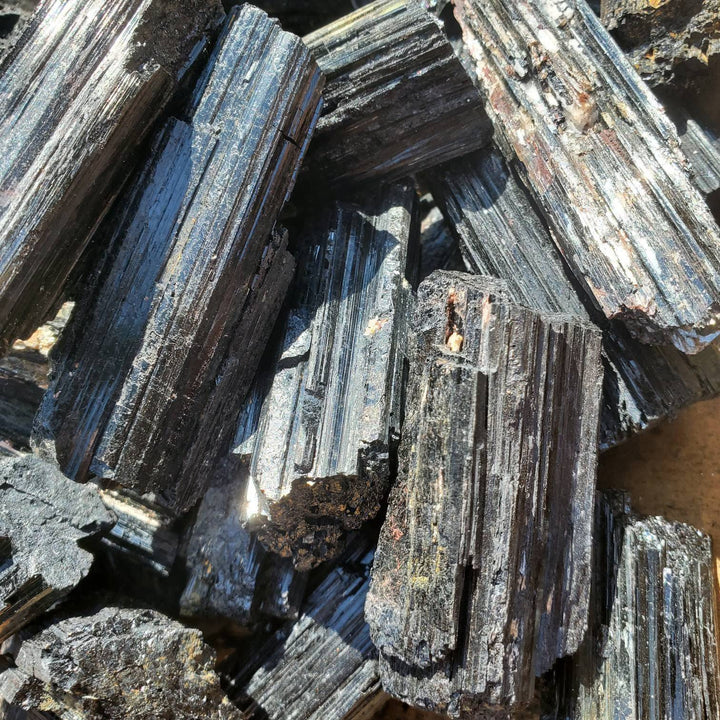 Raw Black Tourmaline, Protection Energy - SOUTHBAYSALTS 