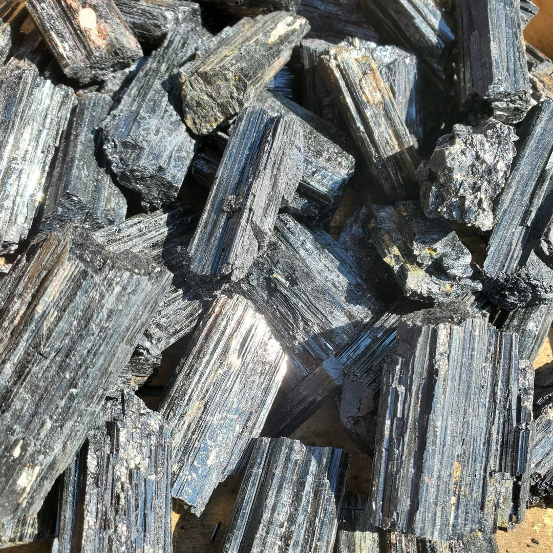 Raw Black Tourmaline, Protection Energy - SOUTHBAYSALTS 