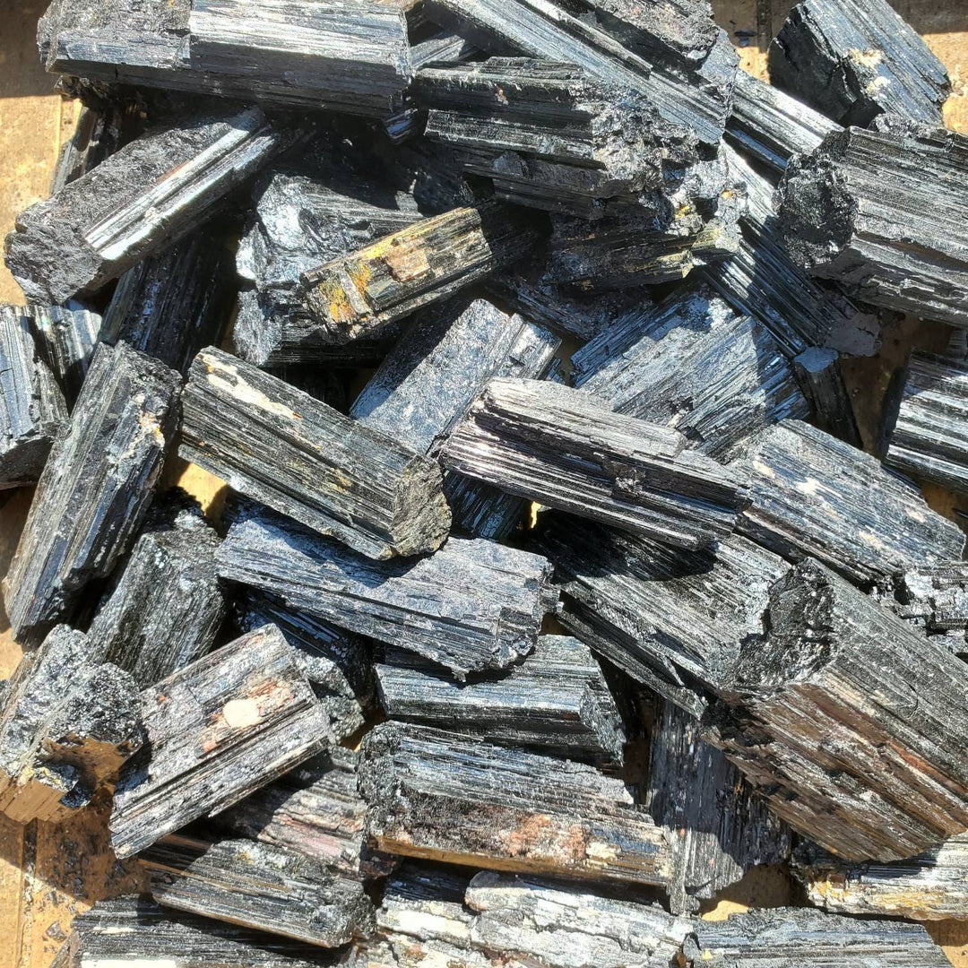 Raw Black Tourmaline, Protection Energy - SOUTHBAYSALTS 