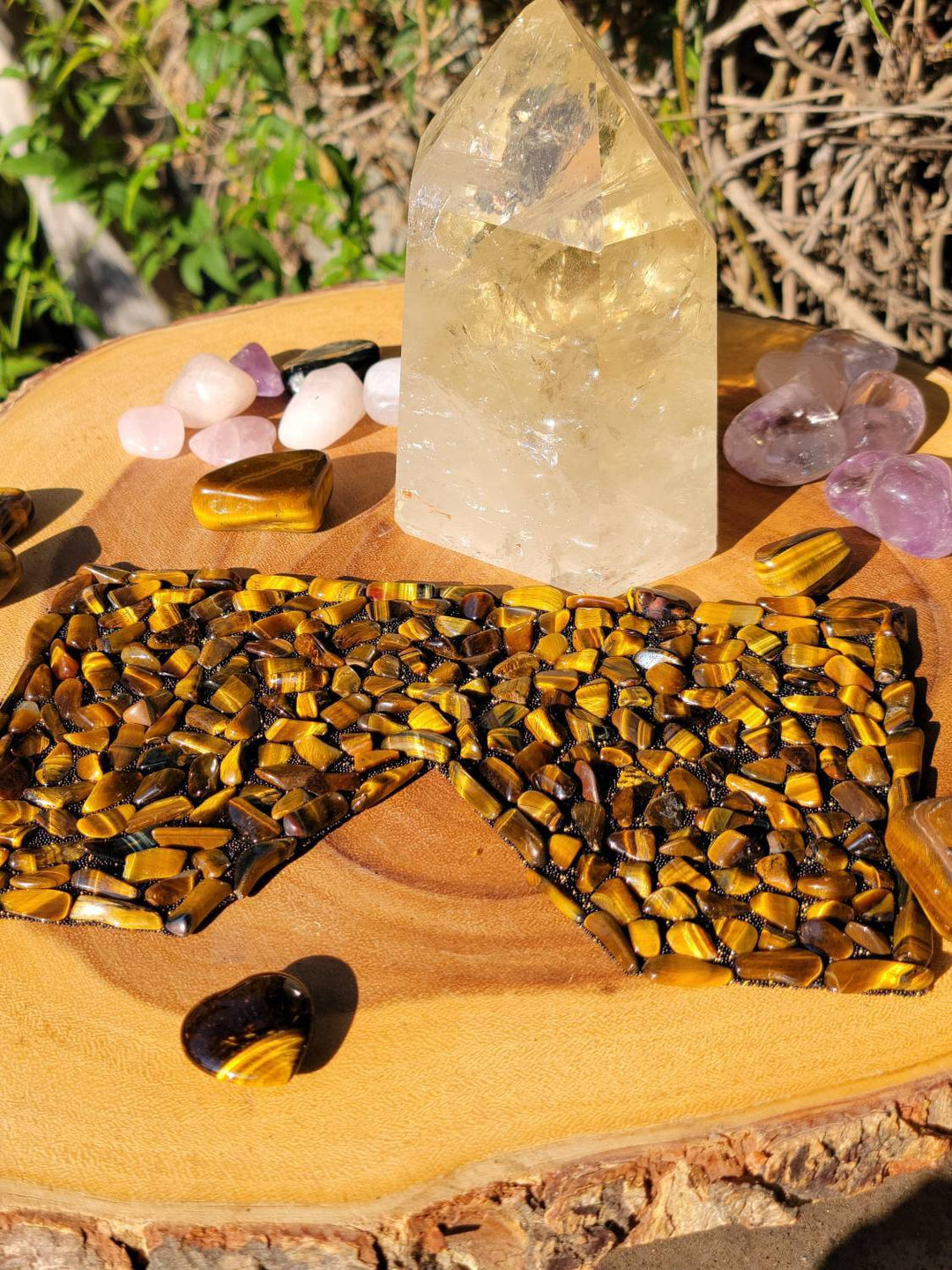 Meditation Crystal Eye Masks, Amethyst Eye Mask, Tigers Eye Eye Mask, Rose Quartz Eye Mask, Meditation Tools - SOUTHBAYSALTS 