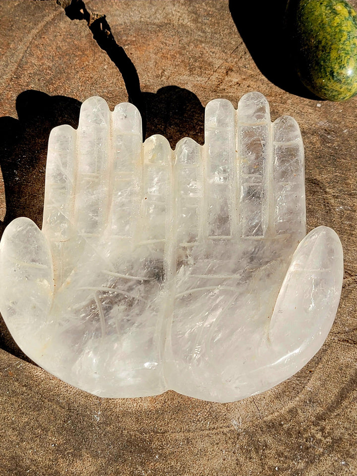 Quartz Crystal Hands Carving, aka The Master Healer - SOUTHBAYSALTS 