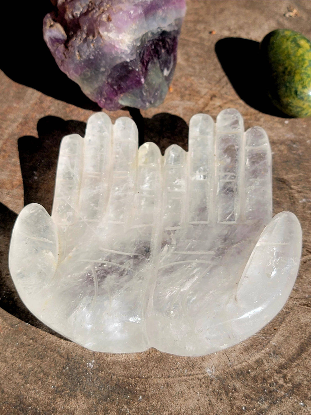 Quartz Crystal Hands Carving, aka The Master Healer - SOUTHBAYSALTS 