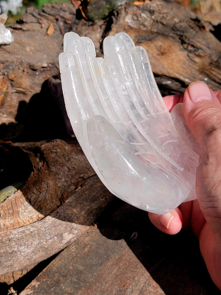 Quartz Crystal Hands Carving, aka The Master Healer - SOUTHBAYSALTS 