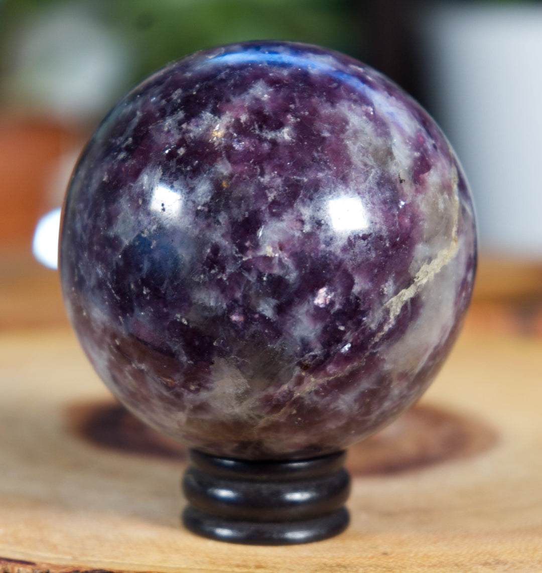 Lepidolite Spheres, Calm in the Chaos: Lepidolite's Guide to Graceful Transitions - SOUTHBAYSALTS 