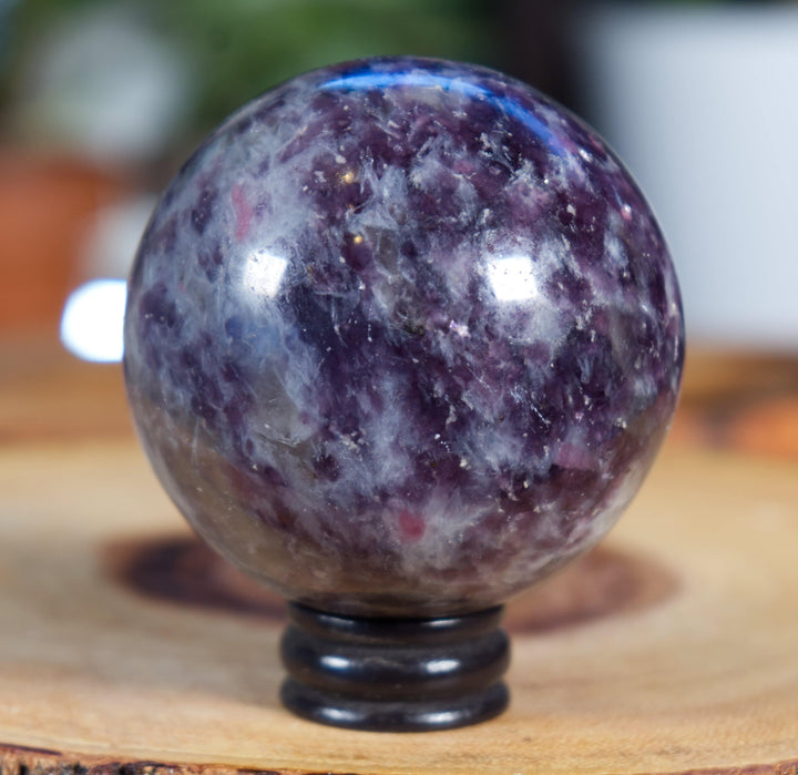 Lepidolite Spheres, Calm in the Chaos: Lepidolite's Guide to Graceful Transitions - SOUTHBAYSALTS 