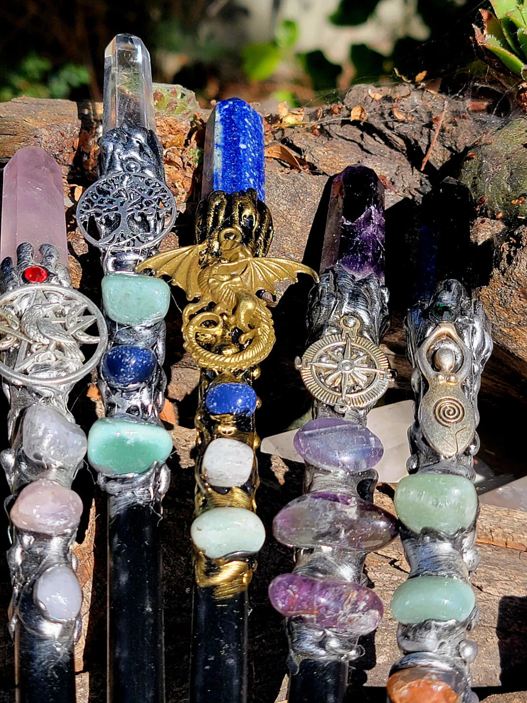 Wands, Crystal Intention Amplifier Wand - SOUTHBAYSALTS 