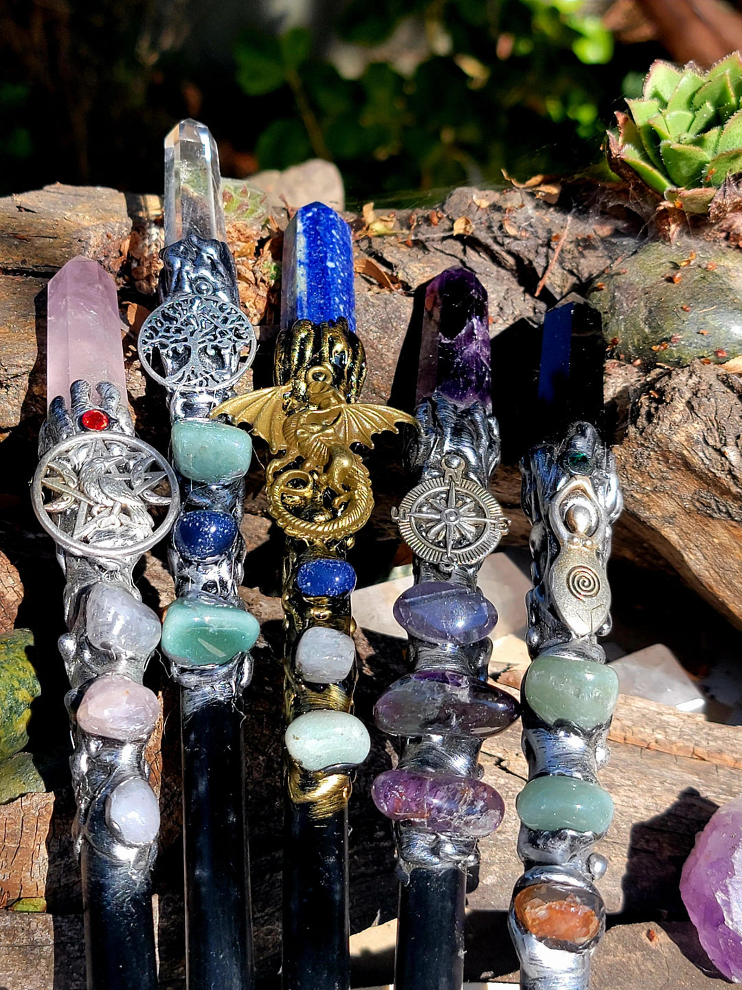 Wands, Crystal Intention Amplifier Wand - SOUTHBAYSALTS 