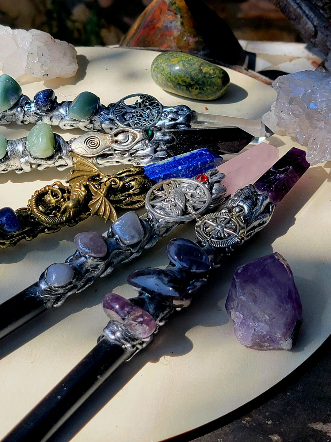 Wands, Crystal Intention Amplifier Wand - SOUTHBAYSALTS 