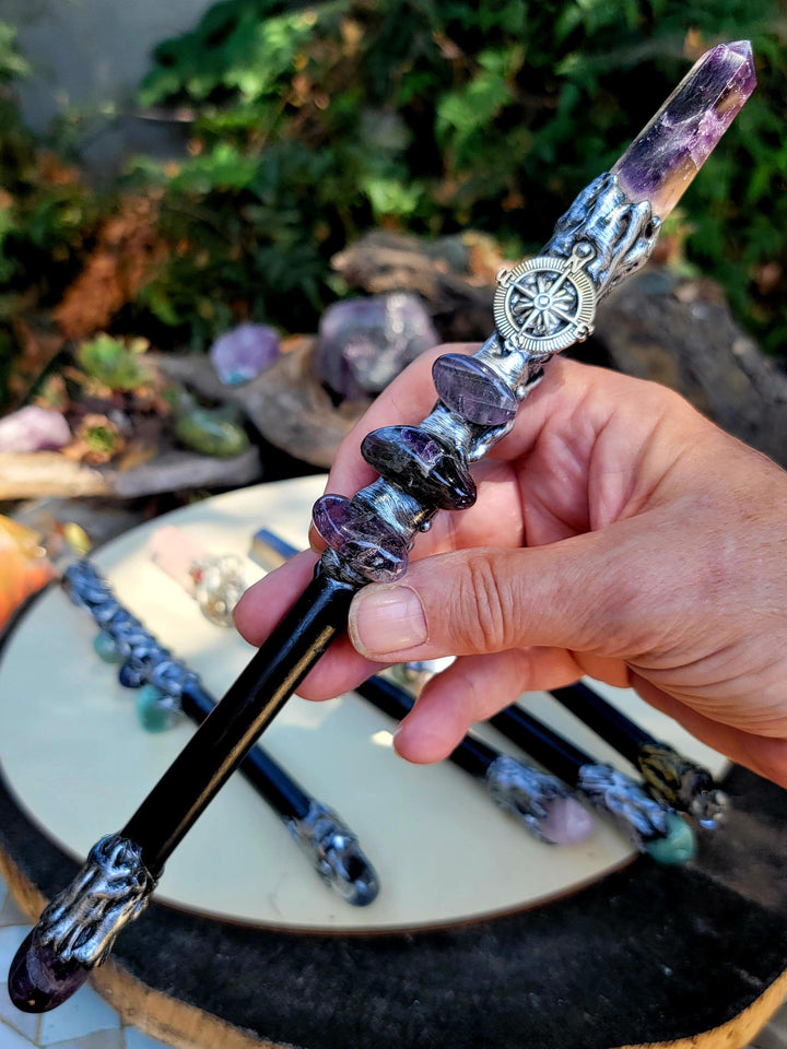 Wands, Crystal Intention Amplifier Wand - SOUTHBAYSALTS 