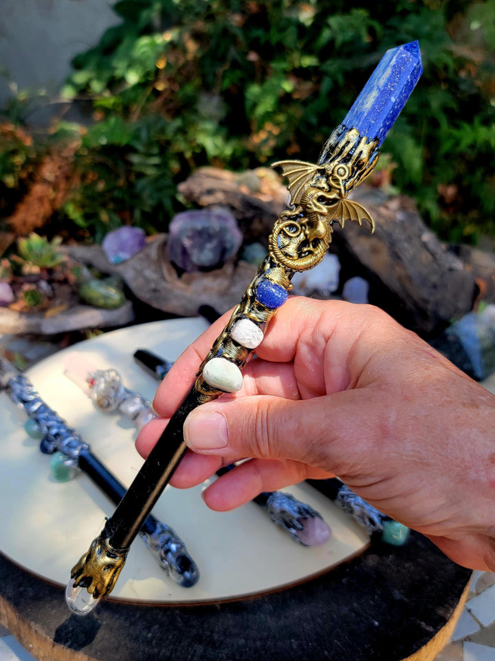 Wands, Crystal Intention Amplifier Wand - SOUTHBAYSALTS 