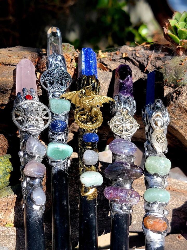 Wands, Crystal Intention Amplifier Wand - SOUTHBAYSALTS 