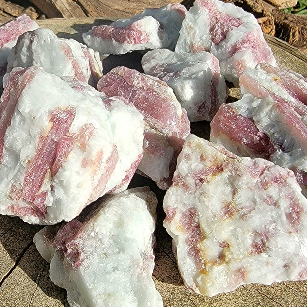 Raw Pink Tourmaline, aka Rubellite. The Stone of Love and Compassion - SOUTHBAYSALTS 