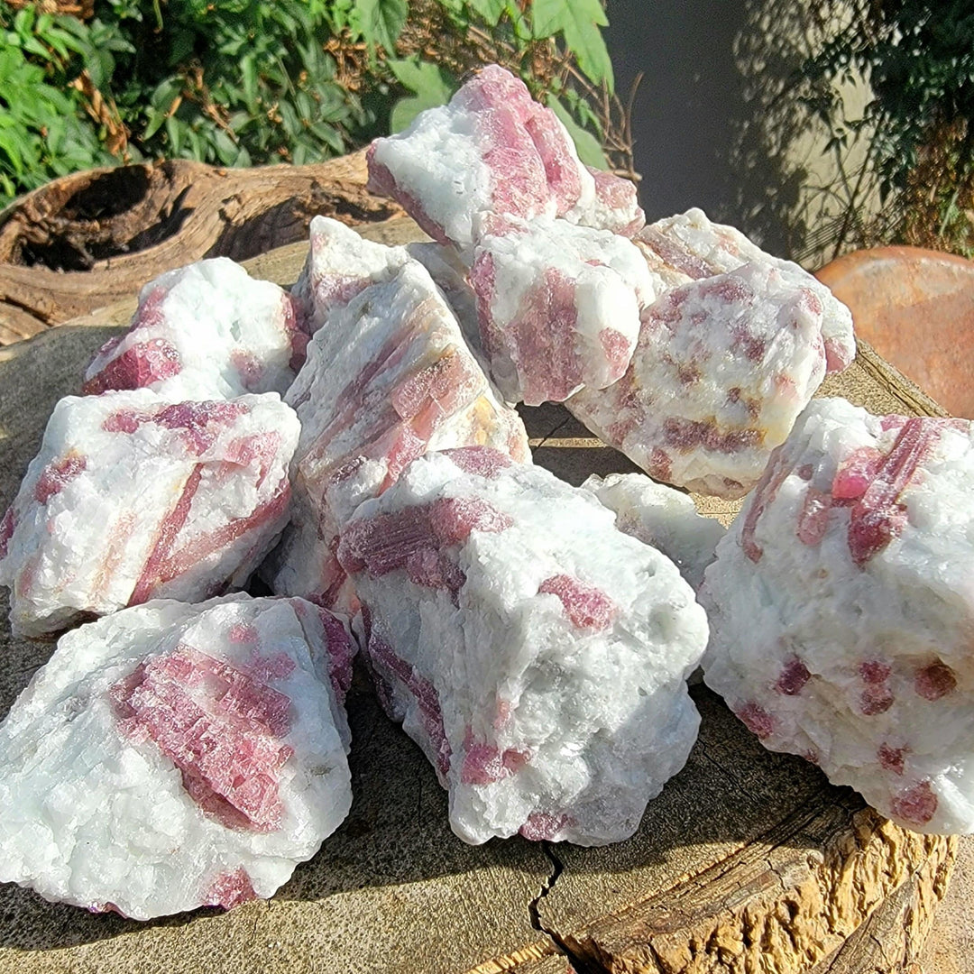 Raw Pink Tourmaline, aka Rubellite. The Stone of Love and Compassion - SOUTHBAYSALTS 