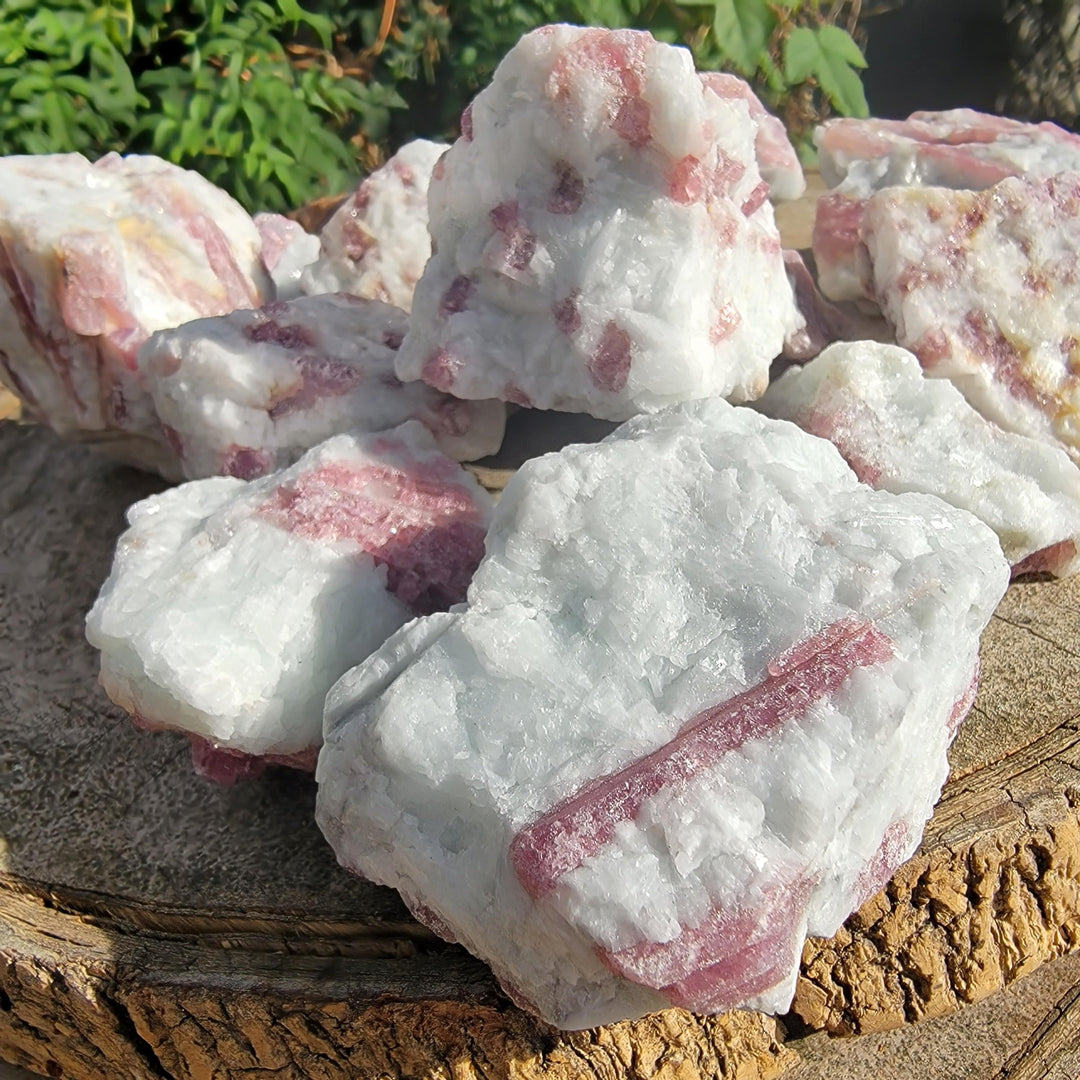 Raw Pink Tourmaline, aka Rubellite. The Stone of Love and Compassion - SOUTHBAYSALTS 