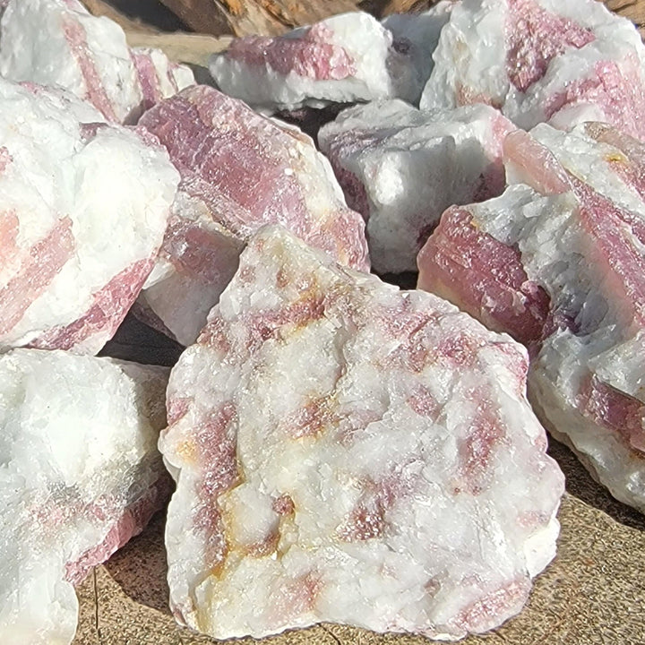 Raw Pink Tourmaline, aka Rubellite. The Stone of Love and Compassion - SOUTHBAYSALTS 