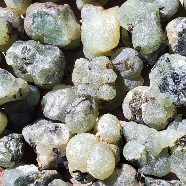 Healers Healing Stone Prehnite with Epidote,  Divine Fusion: Harness Peace and Insight with the Ultimate Healer's Crystal! - SOUTHBAYSALTS 