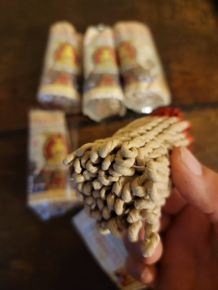 Incense Ropes, Amitabha Buddah Rope Incense, Hand rolled Rope Incense made in Nepal - SOUTHBAYSALTS 