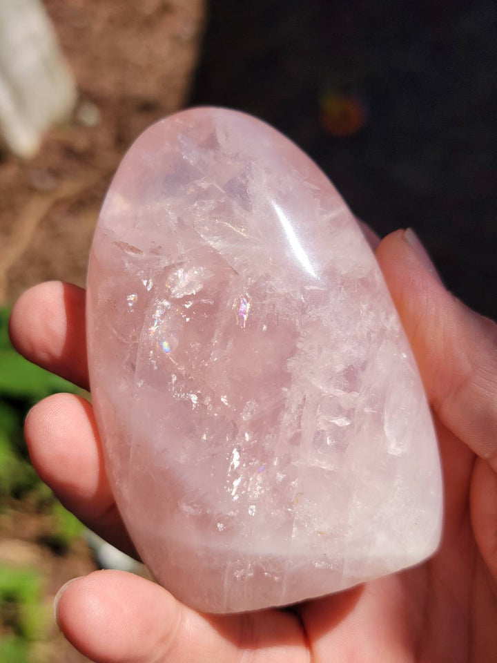 Polished Rose Quartz Freeforms, Polished Rose Quartz, Self Love and Love for others Crystal - SOUTHBAYSALTS 