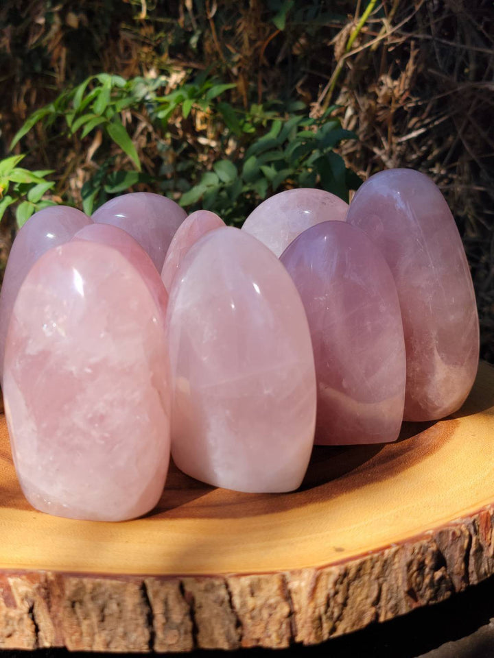 Polished Rose Quartz Freeforms, Polished Rose Quartz, Self Love and Love for others Crystal - SOUTHBAYSALTS 