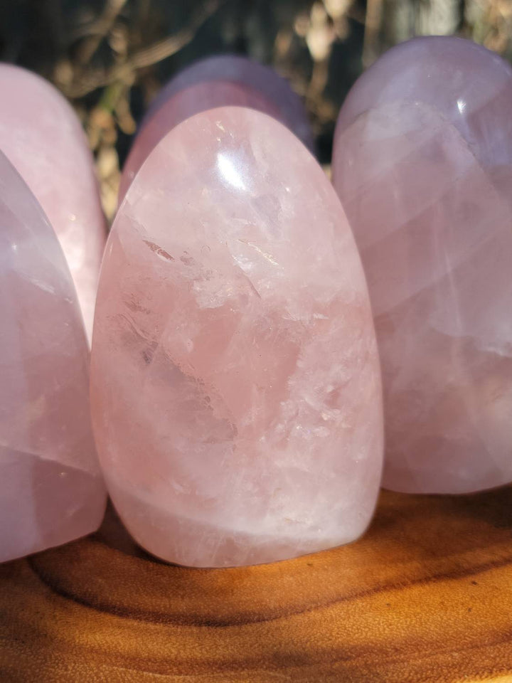 Polished Rose Quartz Freeforms, Polished Rose Quartz, Self Love and Love for others Crystal - SOUTHBAYSALTS 