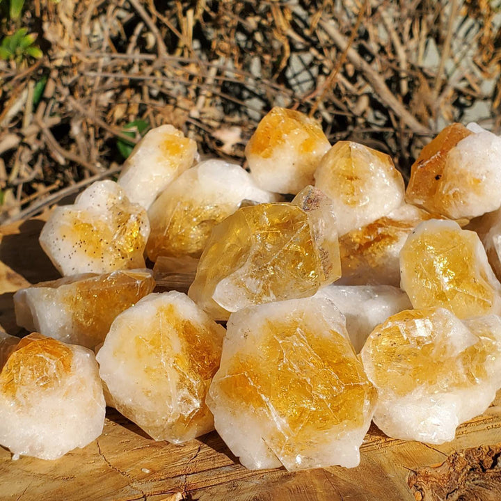 Raw Citrine Points,  Different Shapes of Citrine Points, Citrine the Merchants Stone - SOUTHBAYSALTS 