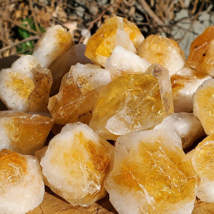 Raw Citrine Points,  Different Shapes of Citrine Points, Citrine the Merchants Stone - SOUTHBAYSALTS 